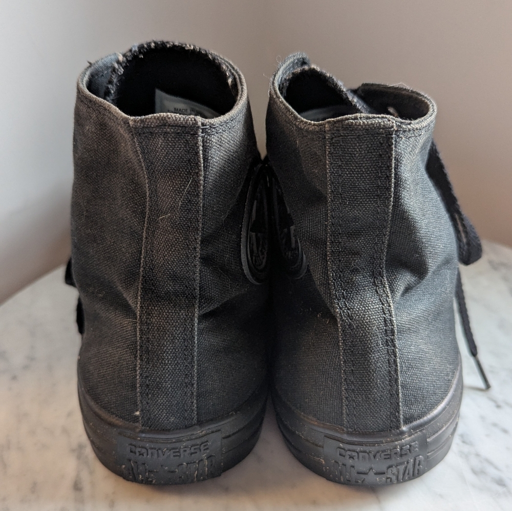 Converse All Star Black Sole Size 10 Sneakers - Picture 4 of 8